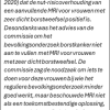 uit het rapport van de Gezondheidsraad dicht borstklierweefsel